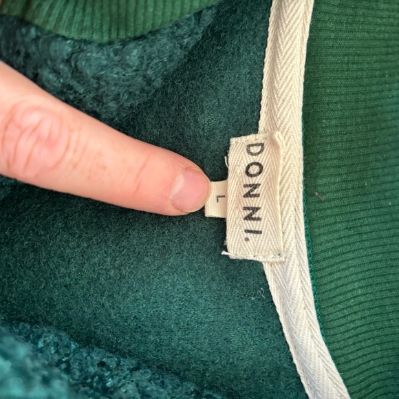 Donni L Boucle zip neck sweater - Picture 3 of 5